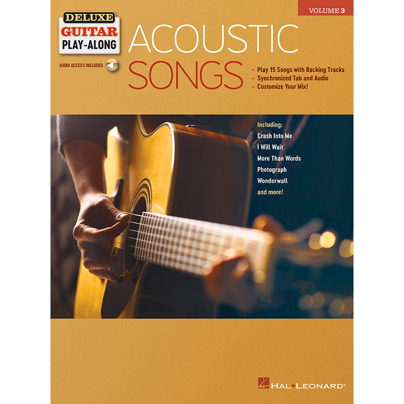 Hal Leonard, Acoustic Songs - Deluxe Guitar Play-Along Vol. 3